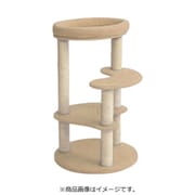 キャットタワー アカネ 麻縄ポール ベージュ
