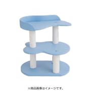 キャットタワー スモール ビニロンポール ブルー