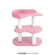 キャットタワー スモール ビニロンポール ピンク