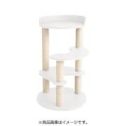キャットタワー レギュラー 麻縄ポール ホワイト
