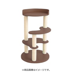 キャットタワー レギュラー 麻縄ポール ココア
