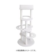 キャットタワー ラージ ビニロンポール ホワイト