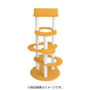 キャットタワー ラージ ビニロンポール オレンジ