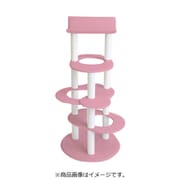 キャットタワー ラージ ビニロンポール ピンク