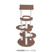 キャットタワー ラージ ビニロンポール ココア