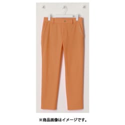 012-3131505-152-0 [ゴルフパンツ レディース シャンブレー スリム クロップドパンツ サイズ：0 オレンジ]