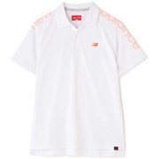 012-3160001-030-7 [ゴルフウェア メンズ メッシュダブルフェイス 半袖 ポロシャツ サイズ：7 ホワイト]
