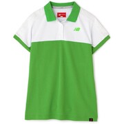 012-3160501-132-0 [ゴルフシャツ レディース メッシュダブルフェイス 半袖 ポロシャツ サイズ：0 ライトグリーン]