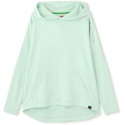 012-3162503-130-1 [ゴルフウェア レディース 鹿の子ダンボールニット スウェット プルオーバー フーディーサイズ：1 ライトグリーン]