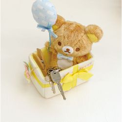 新品　リラックマ　にこにこHappy for you ハンギングぬいぐるみ リラックマ「にこにこHappy for you」 グッズインフォメーション