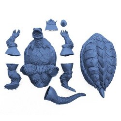海洋堂 - 海洋堂 KAIYODO ソフトビニールキット GAMERA1995 大怪獣ガメラ 1/250 ソフトビニール製組立キット (ソフト