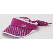 012-3187507-080-FR [ゴルフバイザー レディース メッシュ スライドロゴ×ソリッド リボン ロングブリムバイザー パープル]