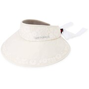 012-3187509-040-FR [ゴルフバイザー レディース WIDE BRIM VISOR ベージュ]