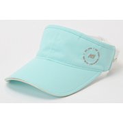 012-3187511-130-FR [ゴルフバイザー レディース メッシュニット×ゴムテープ バイザー ライトグリーン]
