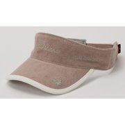 012-3187512-050-FR [ゴルフバイザー レディース パイルバイザー ブラウン]