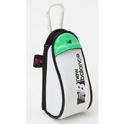 012-3984016-030 [ボールホルダー 編込風エンボス 合成皮革 2個用 ホワイト]