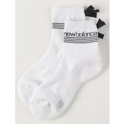 012-3986502-030-FR [ゴルフソックス レディース 抗菌防臭 ラメりぼん ソックス 22～24cm ホワイト]