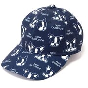 012-3987501-120-FR [ゴルフキャップ レディース COOLMAX ボストンテリア 6パネルキャップ ネイビー]