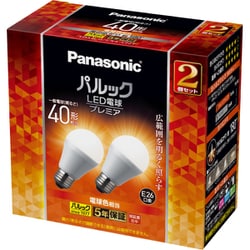 パルック LED電球 プレミア 4.4W 2個入（電球色相当） E26 LDA4LGSK4CF2T