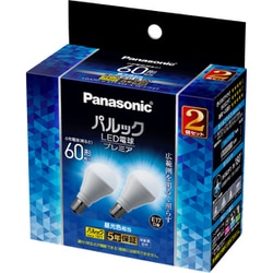 パルック LED電球 プレミア 6.7W 2個入（昼光色相当） E17 LDA7DGE17K6ESW2F2T