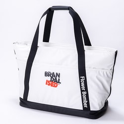 BRANDALISED トートバッグ BATB-01 Flower Bomber BRANDALISED帆布スクエアトートバッグ（Banksy/flower Bomber