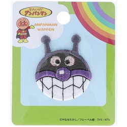 ANA010 それいけ！アンパンマン ミニワッペン ばいきんまん [キャラクターグッズ]