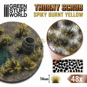 GSWD-11503 情景素材 とげのある茂み 高さ14mm 粘着剤付 バーントイエロー [プラモデル用品]
