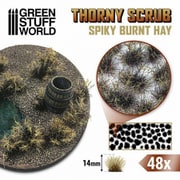 GSWD-11504 情景素材 とげのある茂み 高さ14mm 粘着剤付 焼けた干し草（バーントヘイ） [プラモデル用品]