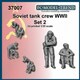 FC37007 1/35 WWII 露/ソビエト 戦車兵セット #2 2体入 [組立式プラスチックモデル]