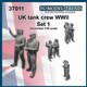 FC37011 1/35 WWII イギリス 戦車兵セット #2 2体入 [組立式プラスチックモデル]