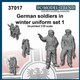 FC37017 1/35 WWII ドイツ 歩兵（冬季装備）セット #1 2体入 [組立式プラスチックモデル]
