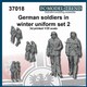 FC37018 1/35 WWII ドイツ 歩兵（冬季装備）セット #2 2体入 [組立式プラスチックモデル]