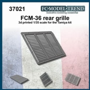 FC37021 1/35 WWII フランス FCM36軽戦車用 車体後部上面グリル（タミヤ用） [プラモデル用パーツ]