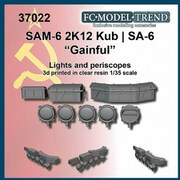 FC37022 1/35 現用 露/ソビエト SAM-6 2K12クープ/SA-6ゲインフル 自走対空ミサイル用 ライト/ペリスコープセット [プラモデル用パーツ]