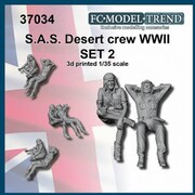 FC37034 1/35 WWII イギリス SASジープ乗員セット #2 2体入 [組立式プラスチックモデル]