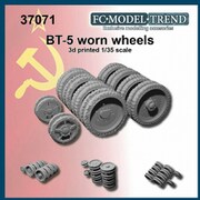 FC37071 1/35 WWII 露/ソビエト BT-5戦車 摩耗した 転輪セット 1両分 [プラモデル用パーツ]
