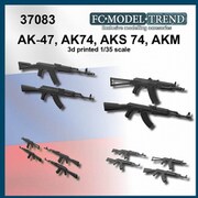 FC37083 1/35 現用 露/ソビエト AK-47/AK-74/AKS-74/AKM 自動小銃セット [プラモデル用パーツ]