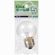 白熱球 ミニボール形 G50 E26 5W クリア LB-G5605-CLL