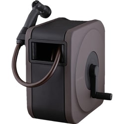 BOXY NEXT カバー付ホースリール 内径12mm×長さ20m ブラック/ブラウン RC1220BR