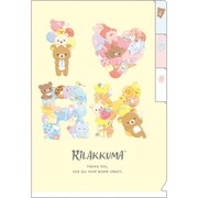リラックマ にこにこHappy for you ミニインデックスホルダー FA07702