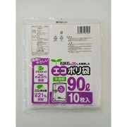 エコポリ袋 石灰石約25%使用 90L 10枚入 LAH-90