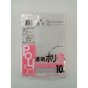透明ポリ袋 30L 10枚入 C-33