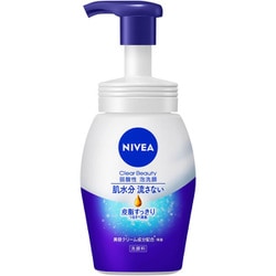 ニベア クリアビューティー弱酸性泡洗顔 皮脂すっきり 本体 150ml [洗顔料]