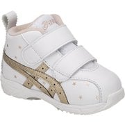 GD.WALKER BABY SR3 1144A004 100 ホワイト×シャンパンゴールド 15.5cm [ウォーキングシューズ キッズ]