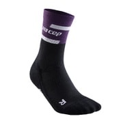 ラン ミッドカットソックス The Run Compression Mid Cut Socks 4.0, Men WP3CSR2 826 ウ゛ァイオレット/ブラック (III) MD US 6.5-9サイズ [ランニングウェア ソックス メンズ]