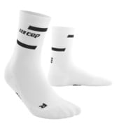 ラン ミッドカットソックス The Run Compression Mid Cut Socks 4.0, Men WP3C0R4 350 ホワイト (V) XL US 11.5-13.5+サイズ [ランニングウェア ソックス メンズ]