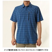 ADVENTURE 2 SHIRT MQCG48X 87 ディープブルー Mサイズ [アウトドア シャツ メンズ]
