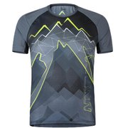 フラッシュ ティーシャツ FLASH T-SHIRT MTGR92X 9070 BK/Fイエロー Mサイズ [アウトドア カットソー メンズ]
