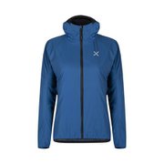 EIGER LIGHT JACKET WOMAN MJAK61W 87 ディープブルー Sサイズ [アウトドア ソフトシェルジャケット レディース]