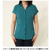 CALLA 2 SHIRT WOMAN MQCG49W 51 ブルーグリーン Lサイズ [アウトドア シャツ レディース]